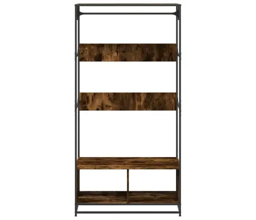 Drēbju Skapis, Ozolkoka Krāsa, 90X50X180 Cm, Inženierijas Koks Vidaxl