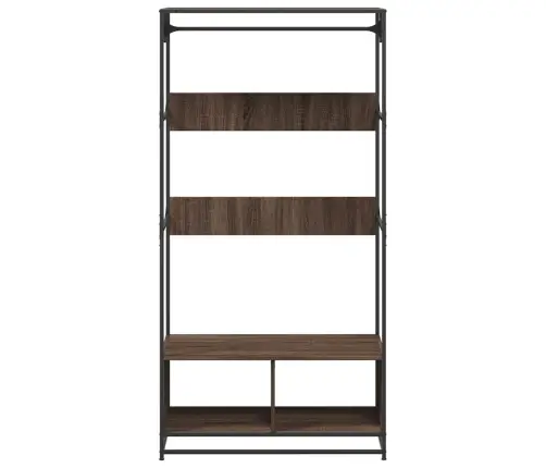 Drabužių Spinta, Ruda Ąžuolo, 90X50X180cm Apdirbta Mediena