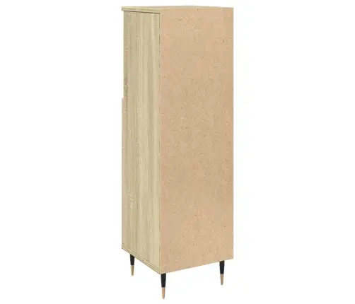 Vannasistabas Skapītis, Ozola, 30X30X100 Cm, Inženierijas Koks Vidaxl