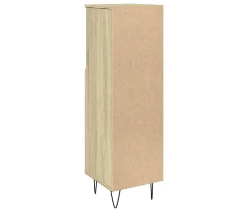 Vannitoakapp, Sonoma Tamm, 30 X 30 X 100 cm Tehispuit