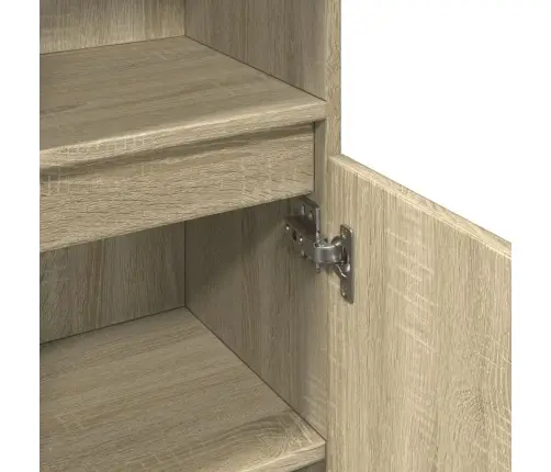 Vannasistabas Skapītis, Ozola, 30X30X100 Cm, Inženierijas Koks Vidaxl