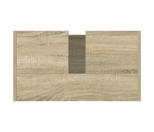 Vonios Kambario Spintelė, Ąžuolo, 58X33X60cm Apdirbta Mediena