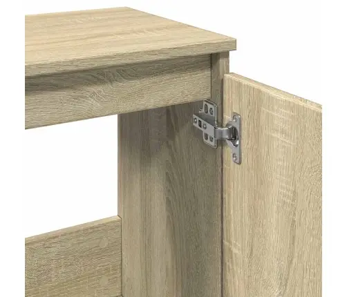 Vonios Kambario Spintelė, Ąžuolo, 58X33X60cm Apdirbta Mediena