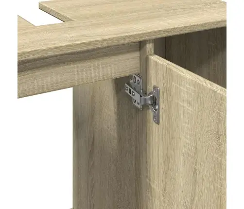 Vonios Kambario Spintelė, Sonoma Ąžuolo, 80X33X60cm Mediena