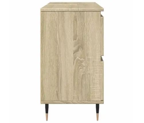 Vannitoakapp, Sonoma Tamm, 80 X 33 X 60 cm Tehispuit