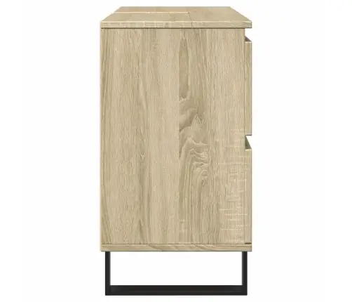 Vannitoakapp, Sonoma Tamm, 80 X 33 X 60 cm Tehispuit