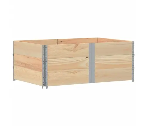 Palešu Apmales, 3 Gab., 150X100 Cm, Priedes Masīvkoks Vidaxl