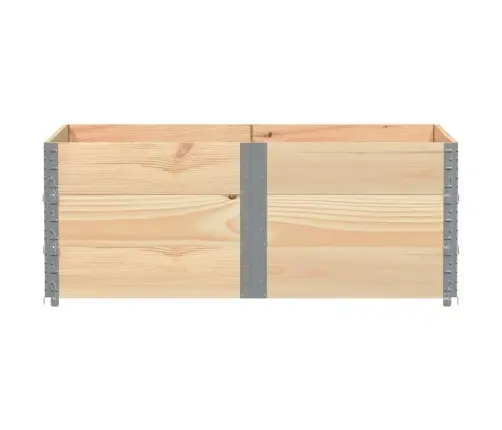 Palešu Apmales, 3 Gab., 150X100 Cm, Priedes Masīvkoks Vidaxl