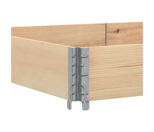 Palešu Apmales, 3 Gab., 150X100 Cm, Priedes Masīvkoks Vidaxl