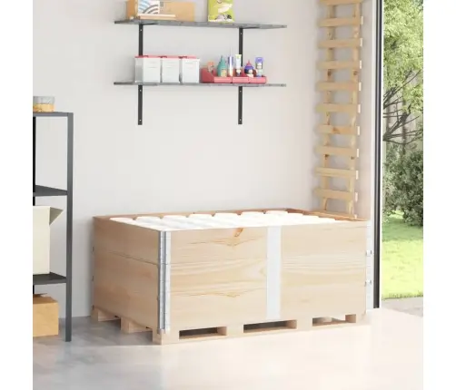 Palešu Apmales, 3 Gab., 150X100 Cm, Priedes Masīvkoks Vidaxl