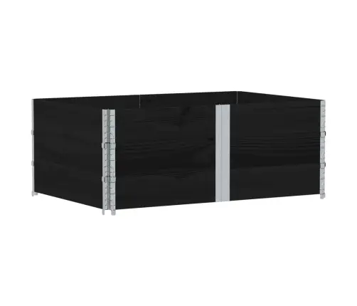 Kaubaaluste Ääred 3 Tk, Pruun, 100X100 cm Toekas Männipuit