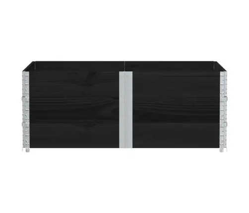 Kaubaaluste Ääred 3 Tk, Pruun, 100X100 cm Toekas Männipuit