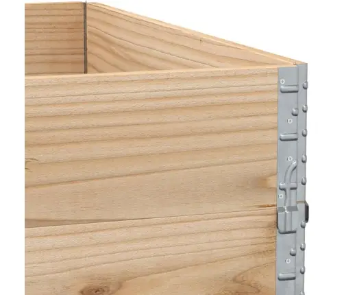 Dārza Puķu Kaste, 100X100 Cm, Priedes Masīvkoks Vidaxl