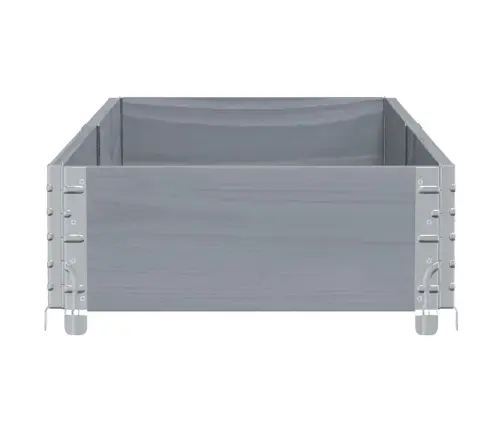 Sodo Lovelis, Pilkas, 150X50cm Pušies Medienos Masyvas