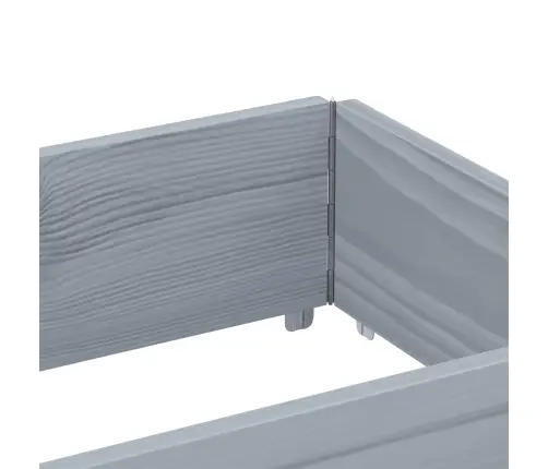 Sodo Lovelis, Pilkas, 150X50cm Pušies Medienos Masyvas