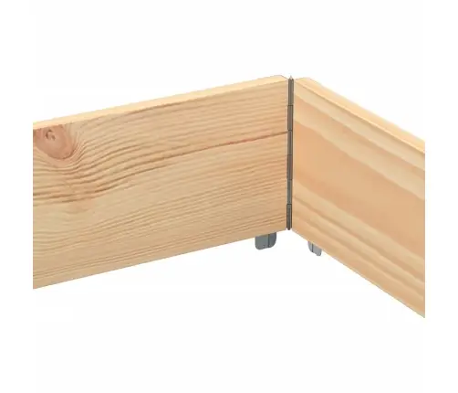 Sodo Lovelis, 150X100cm Pušies Medienos Masyvas