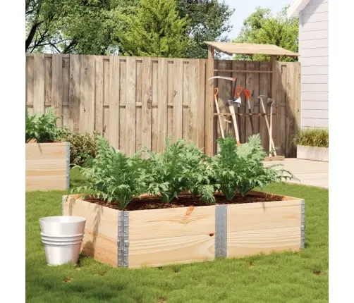 Sodo Lovelis, 150X100cm Pušies Medienos Masyvas