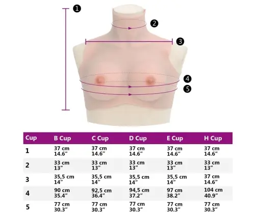 Krūšu Plāksne, Silikons, C Kausiņš Vidaxl