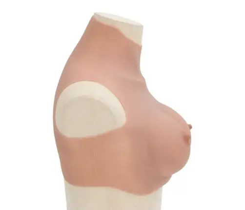 Silikoninė Krūtinė, Natūralios Spalvos, D Dydžio Kaušeliai
