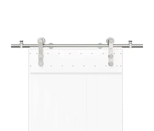 Bīdāmo Durvju Sistēma, 200 Cm, Nerūsējošs Tērauds Vidaxl
