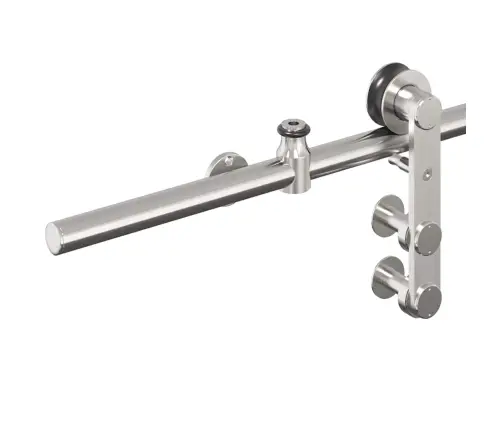 Bīdāmo Durvju Sistēma, 200 Cm, Nerūsējošs Tērauds Vidaxl