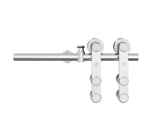 Bīdāmo Durvju Sistēma, 200 Cm, Nerūsējošs Tērauds Vidaxl