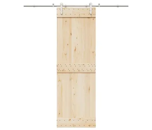 Bīdāmo Durvju Sistēma, 200 Cm, Nerūsējošs Tērauds Vidaxl