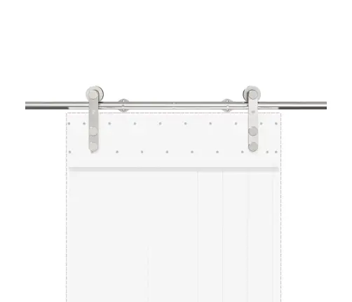 Bīdāmo Durvju Sistēma, 183 Cm, Nerūsējošs Tērauds Vidaxl