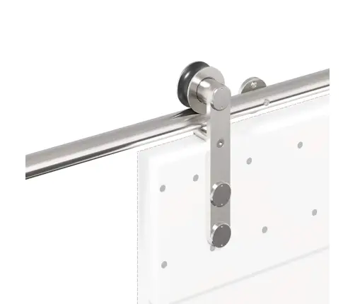 Bīdāmo Durvju Sistēma, 200 Cm, Nerūsējošs Tērauds Vidaxl