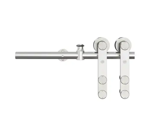 Bīdāmo Durvju Sistēma, 200 Cm, Nerūsējošs Tērauds Vidaxl