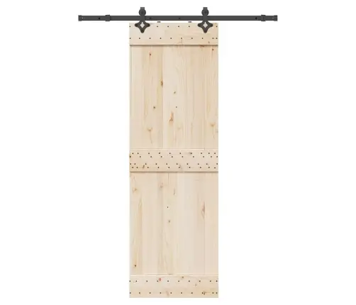 Stumdomų Durų Įrangos Rinkinys, Juodos Sp., 152,5cm Plienas