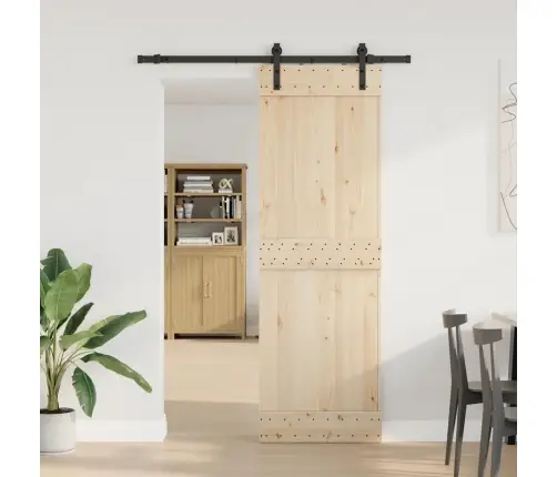 Bīdāmo Durvju Sistēma, 152,5 Cm, Melns Tērauds Vidaxl