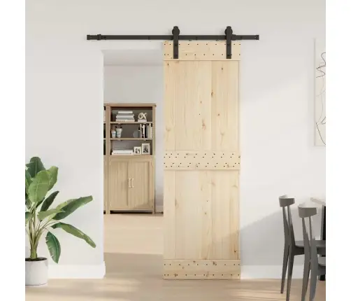 Bīdāmo Durvju Sistēma, 152 Cm, Melns Tērauds Vidaxl