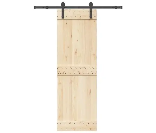 Bīdāmo Durvju Sistēma, 152 Cm, Melns Tērauds Vidaxl