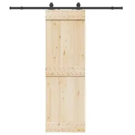 Bīdāmo Durvju Sistēma, 200 Cm, Melns Tērauds Vidaxl