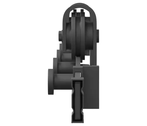 Stumdomų Durų Įrangos Rinkinys, Juodos Sp., 152,5cm Plienas