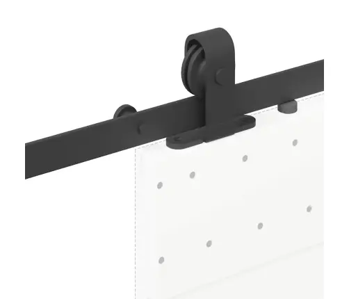 Bīdāmo Durvju Sistēma, 213 Cm, Melns Tērauds Vidaxl