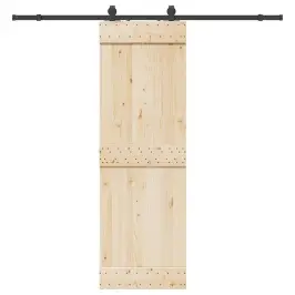 Bīdāmo Durvju Sistēma, 213 Cm, Melns Tērauds Vidaxl