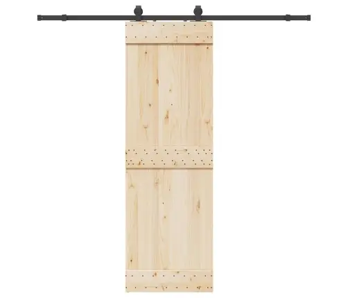 Bīdāmo Durvju Sistēma, 213 Cm, Melns Tērauds Vidaxl