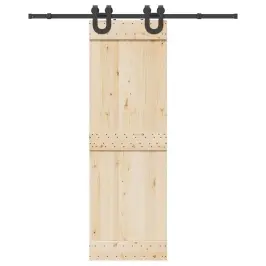 Bīdāmo Durvju Sistēma, 183 Cm, Melns Tērauds Vidaxl