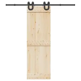 Bīdāmo Durvju Sistēma, 200 Cm, Melns Tērauds Vidaxl