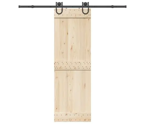 Bīdāmo Durvju Sistēma, 200 Cm, Melns Tērauds Vidaxl