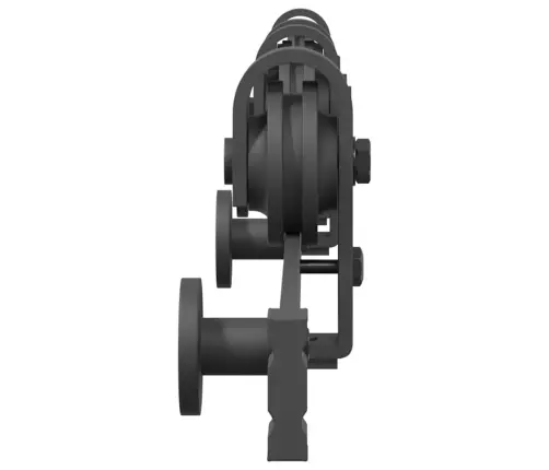 Bīdāmo Durvju Sistēma, 183 Cm, Melns Tērauds Vidaxl