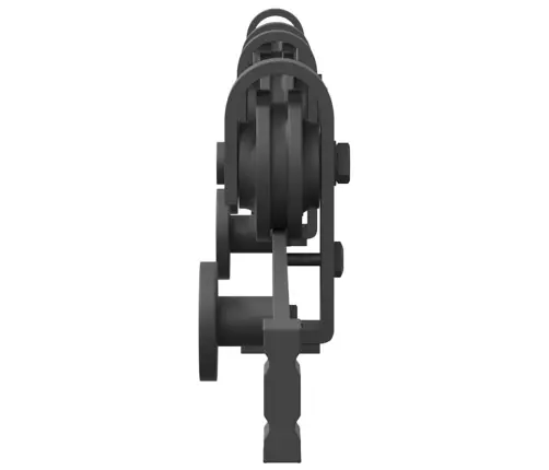 Bīdāmo Durvju Sistēma, 183 Cm, Melns Tērauds Vidaxl