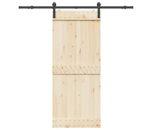 Bīdāmo Durvju Sistēma, 183 Cm, Melns Tērauds Vidaxl