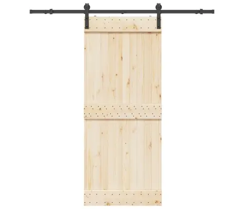 Bīdāmo Durvju Sistēma, 200 Cm, Melns Tērauds Vidaxl