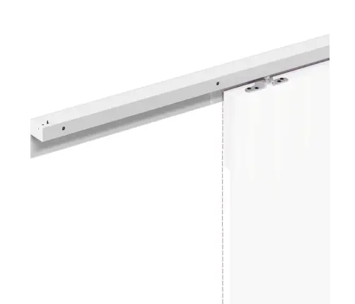 Stumdomų Durų Įrangos Rinkinys, Juodos Sp., 183Cm