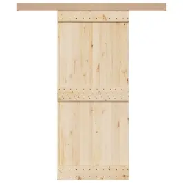 Stumdomų Durų Įrangos Rinkinys, Juodos Sp., 183Cm