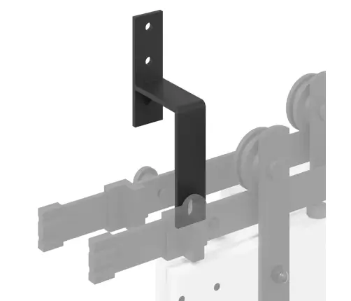 Šķūņa Durvju Apvedceļa Kronšteini, 5 Gab., Plakanām Sliedēm Vidaxl