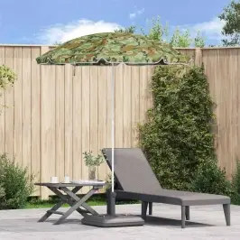 Rand Päikevarju Roheline 206 X 206 X 212 Cm Polüester Ja Metall